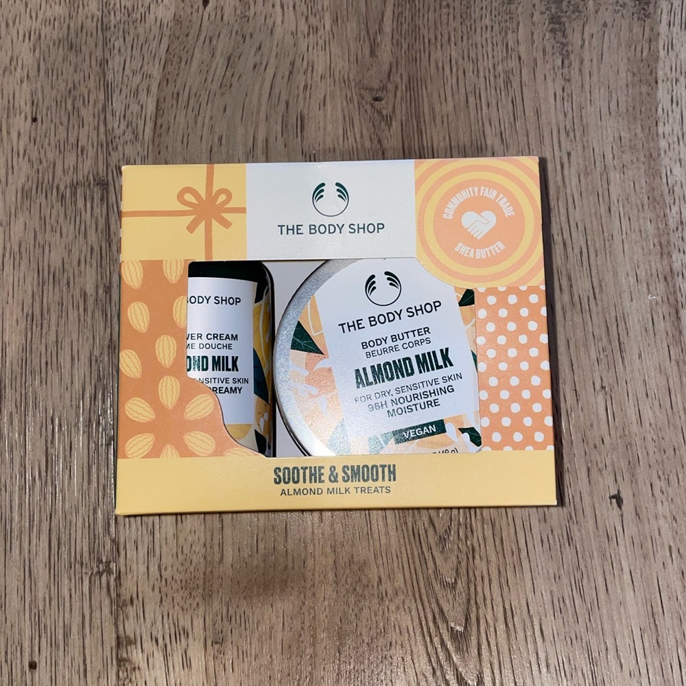 The Body Shop Almond Milk Body Butter & Shower Cream Set